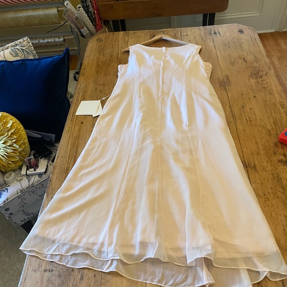 BNWT Stunning pink midi length tank dress attached jewelled belt matching jacket - Picture 7 of 10